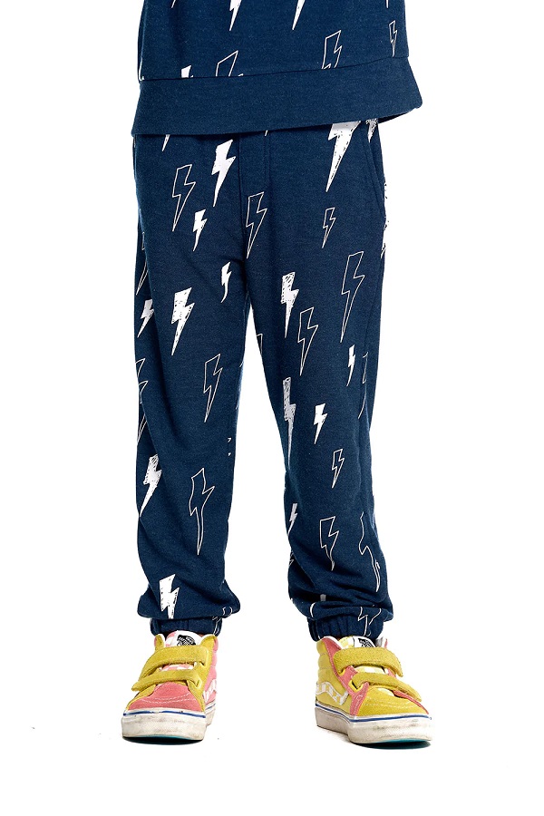 Blue Bolts Kids Jogger Pants - Click Image to Close