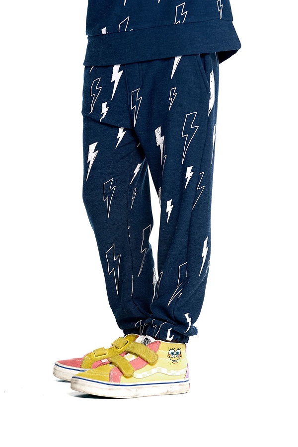 Blue Bolts Kids Jogger Pants