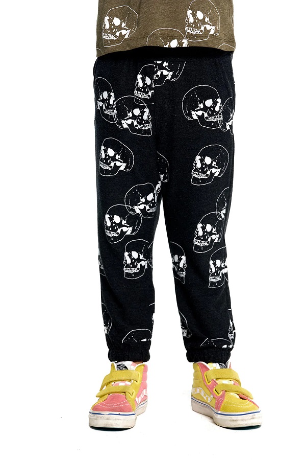 Skull Party Kids Jogger Pants - Click Image to Close