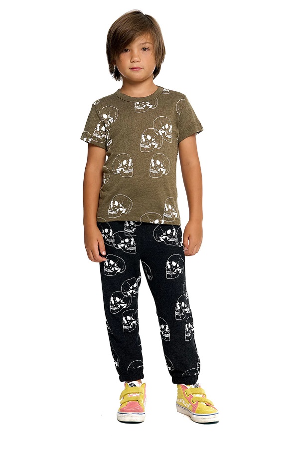 Skull Party Kids Jogger Pants - Click Image to Close